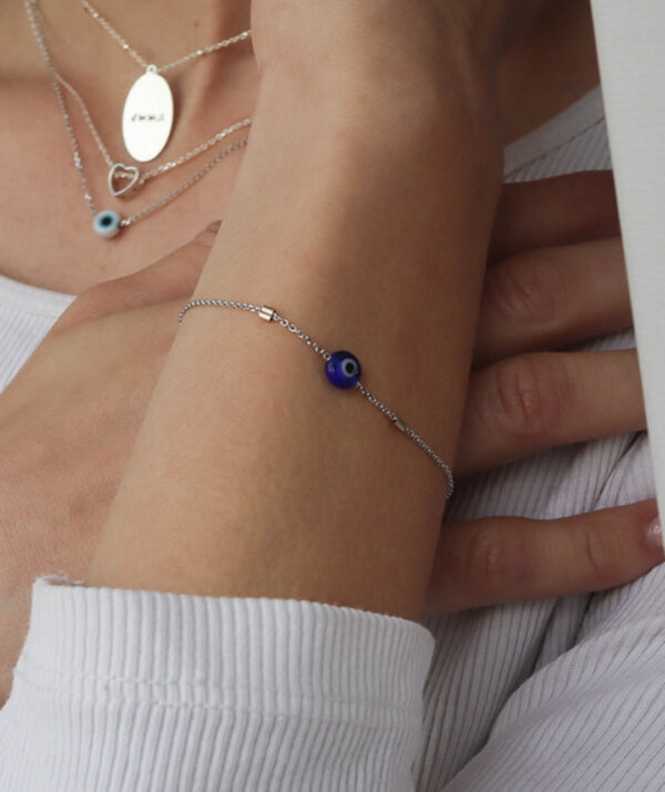 protect me bracelet / 14K White Gold