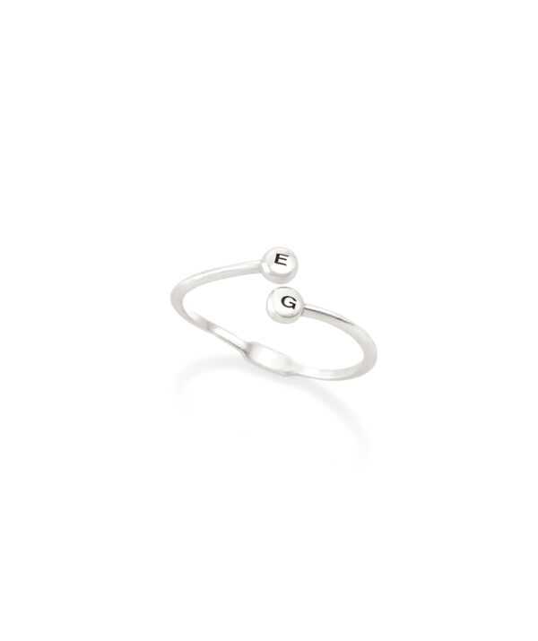moon ring / sterling silver