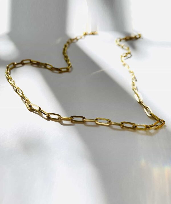 link chain necklace / 14K Gold