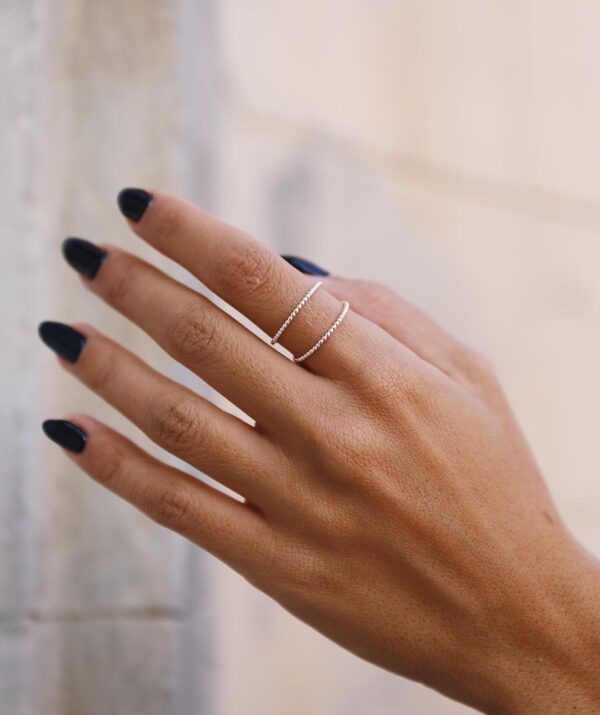 yami ring / sterling silver