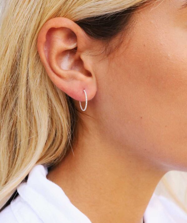 yami medium earrings  / sterling silver