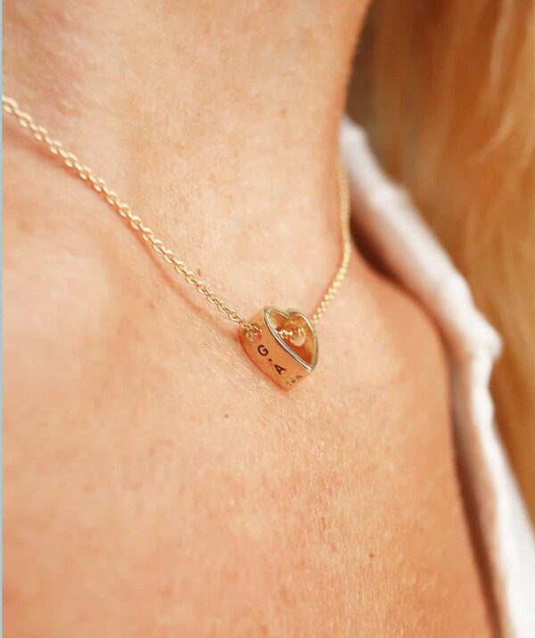my heart necklace / 14K Gold