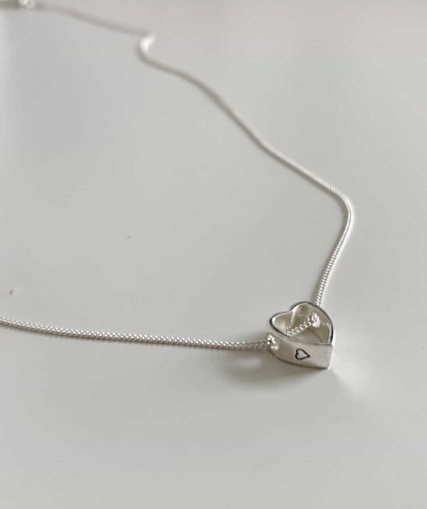 my heart necklace / sterling silver