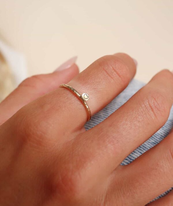 one love ring / 14K Gold