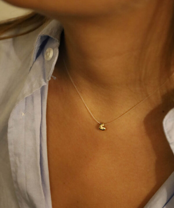 taste of love clear necklace / 14K Gold