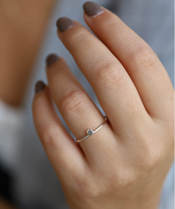 one love ring / sterling silver