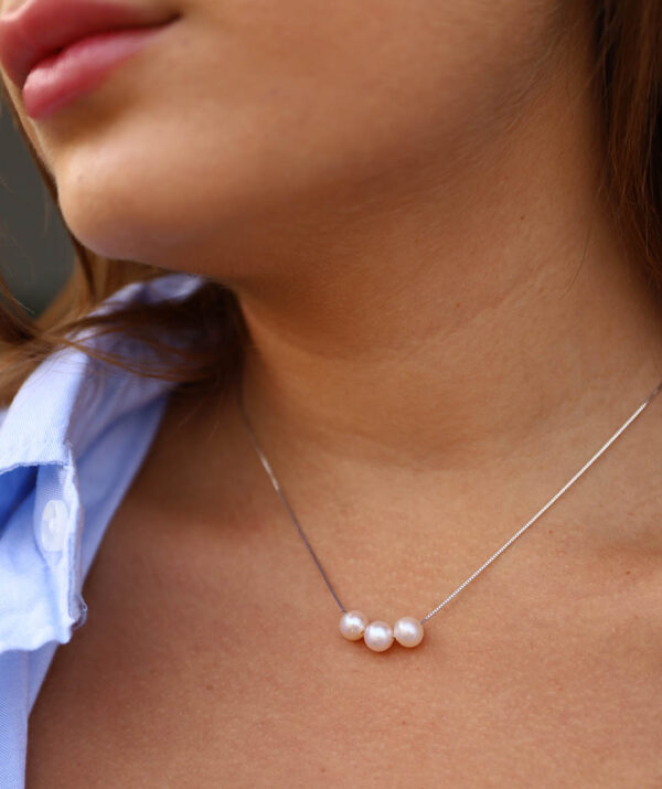 sweet pearls necklace / 14K Gold