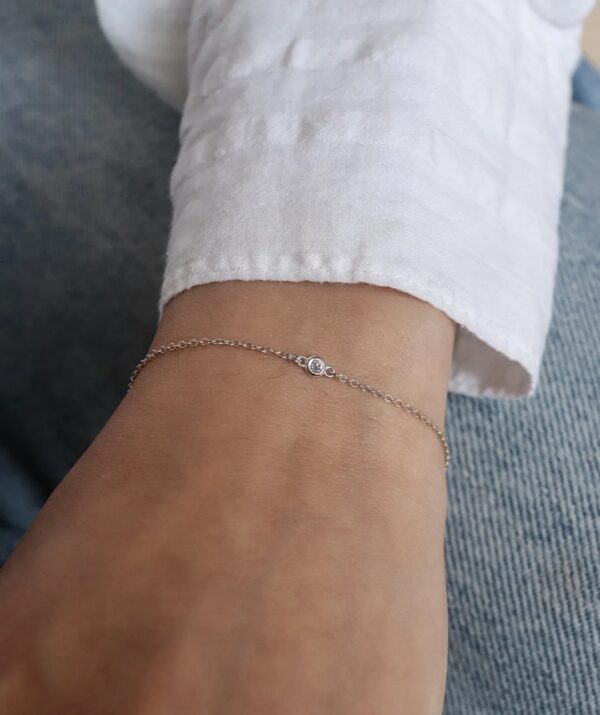 diamond bracelet / 14K Gold