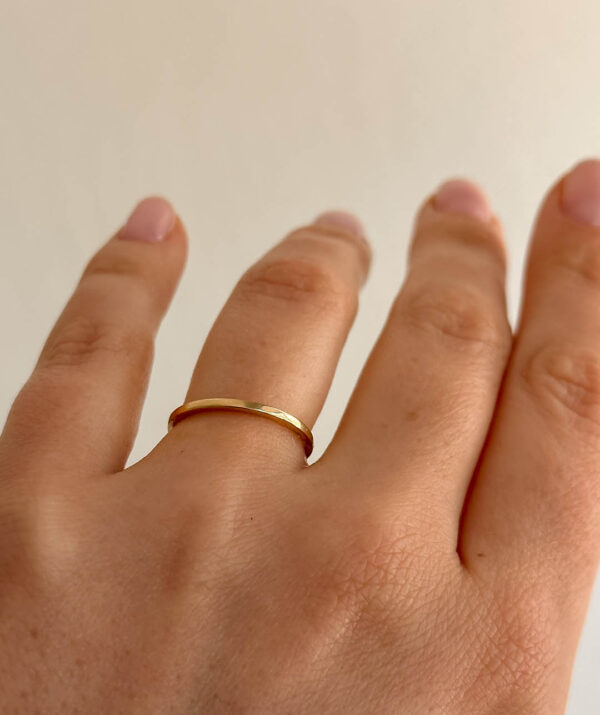 wedding ring / 14K Gold