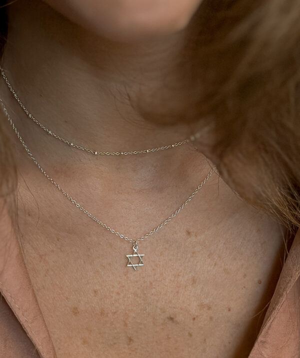 christmas lights + magen necklace / sterling silver